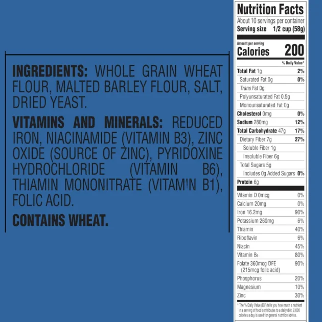 Grape Nuts Ingredients