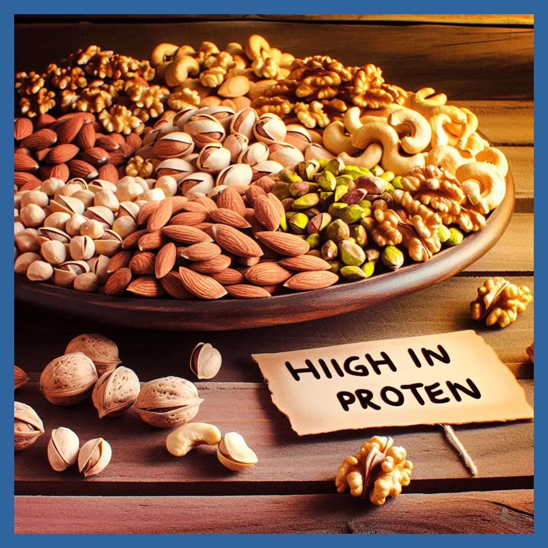 Healthy Nuts High in Protein